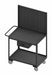 Mobile Wrkstion Steel 36 L 24 W 2 Shelf