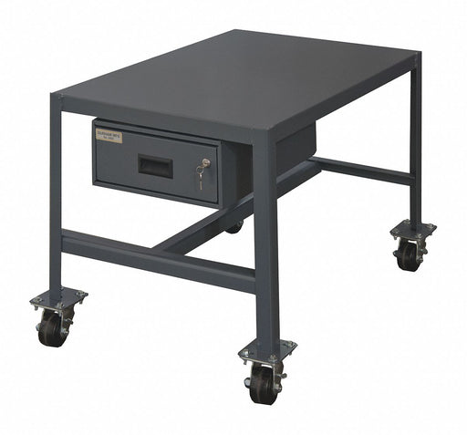 Mobile Table 2000 lb 24-1/8 H x 24 L