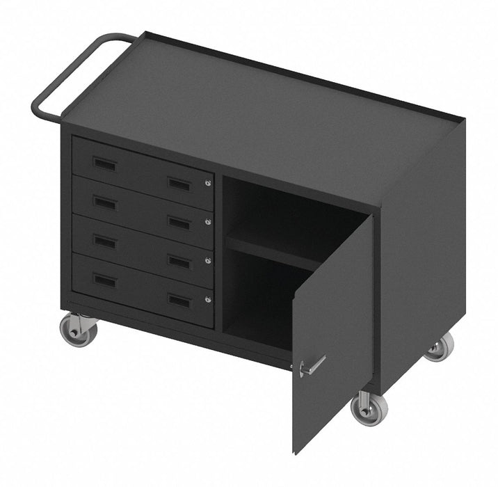 Mobile Cabinet Bench Steel 48 W 24 D
