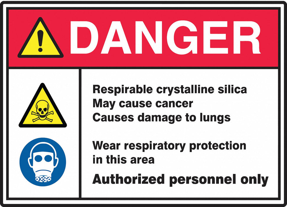 Safety Sign 14 inx20 in Vinyl