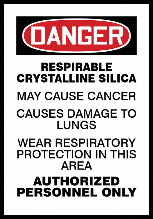 Danger Label 7 in x 5 in Dura Vinyl