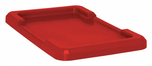 Lid Red Polypropylene 25 1/8 in