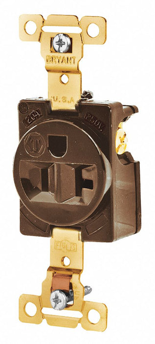 Receptacle Single Outlet 20A 3 Wires