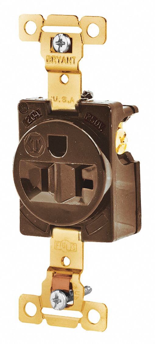 Receptacle Single Outlet 20A 3 Wires