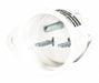 Flanged Inlet White 15 A Oval 6-15P