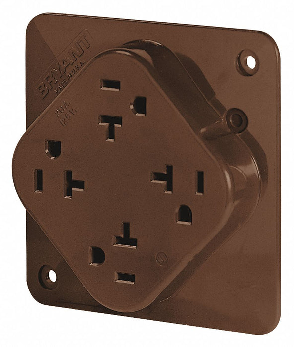 Recept Brown 20 A 2P3W Back Side 1PK
