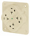 Receptacle Ivory Quad Outlet 20A 125VAC