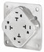 Receptacle White Quad Outlet 20A 125VAC