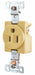 Receptacle Ivory Single Outlet Back/Side