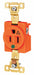 Receptacle Orng 15A 125VAC Single Outlet