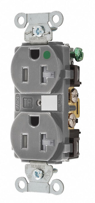 Receptacle Gry 20A Hospital Grade 125VAC
