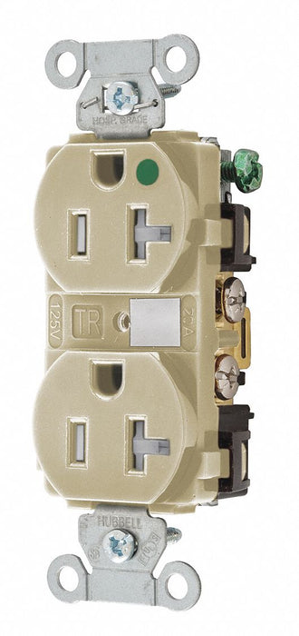 Receptacle Ivory 125VAC Tamper Resistant