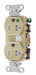 Receptacle Ivory 125VAC Tamper Resistant