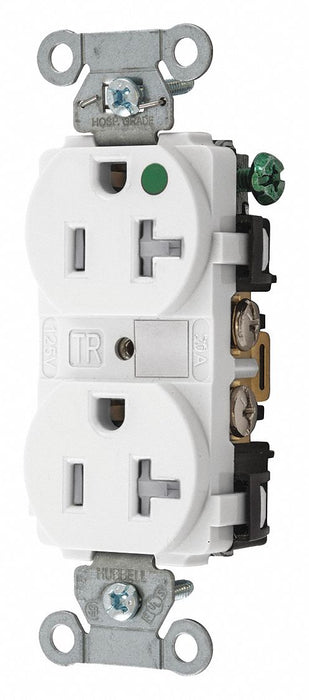 Receptacle White 125VAC Tamper Resistant