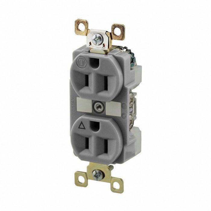 Receptacle Gray 15A Isolated Ground