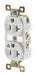 Receptacle Ivory 20A Duplex Outlet Nylon