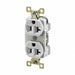 Receptacle White 20A Duplex Receptacles