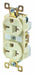Receptacle Ivory 20A 6-20R NEMA Config.