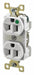 Receptacle White 15A 5-15R NEMA Config.