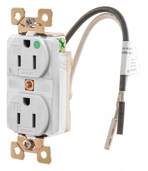 Receptacle 15A 5-15R NEMA Config. 125VAC