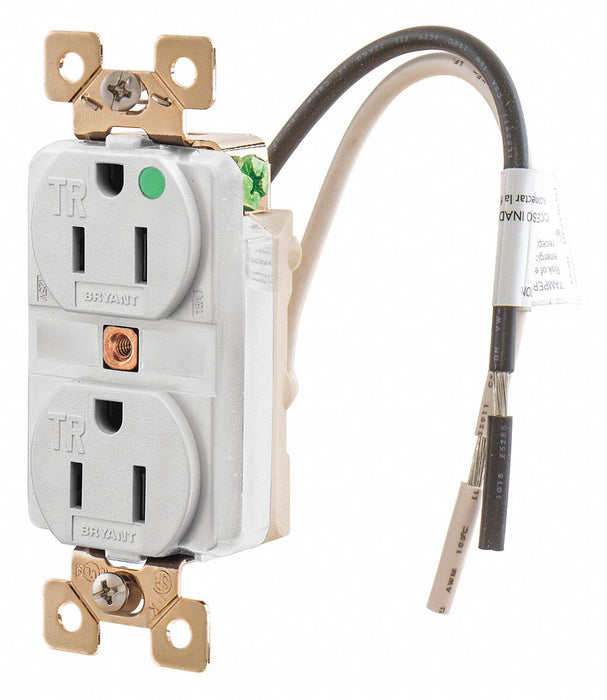 Receptacle 15A 5-15R NEMA Config. 125VAC