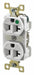 Receptacle White 20A 5-20R NEMA Config.