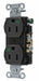 Receptacle Blk Nylon 5-15R NEMA Config.