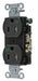 Receptacle Black 125VAC Tamper Resistant