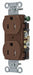 Receptacle White 15A Back/Side Wnning