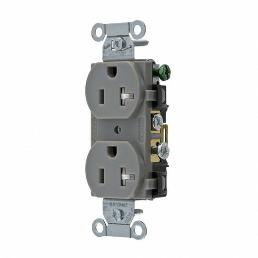 Receptacle Gry 20A 3 Wires Tamper Resist