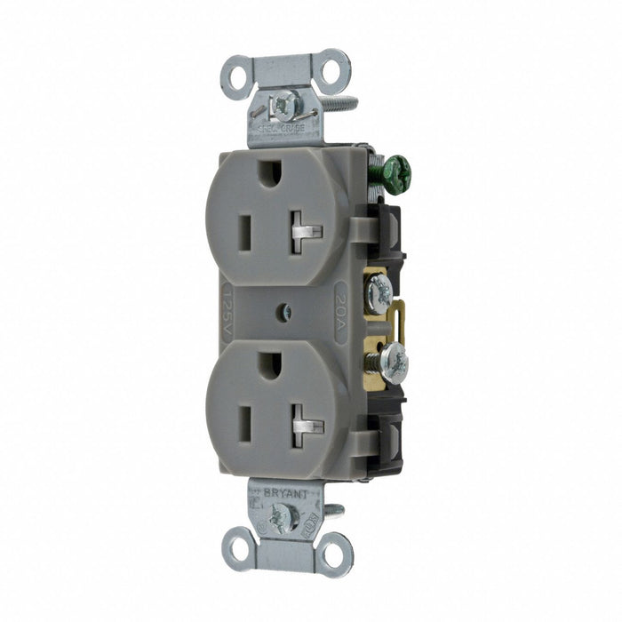 Receptacle Gry 20A 3 Wires Tamper Resist