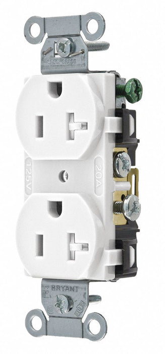 Receptacle Nylon 125VAC Tamper Resist