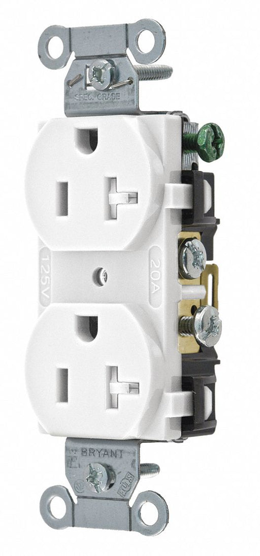 Receptacle Nylon 125VAC Tamper Resist