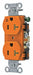 Receptacle Orng 20A 3 Wires Side Winning