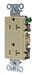 Receptacle Ivory 125VAC Decorator Outlet