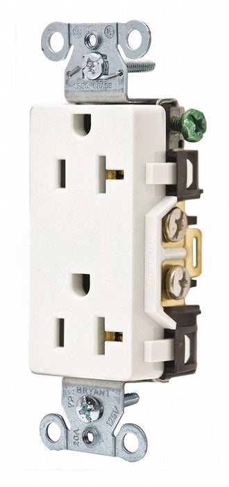 Receptacle White 125VAC Decorator Outlet