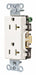 Receptacle White 125VAC Decorator Outlet