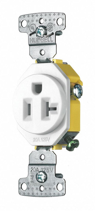 Receptacle White 20A General Purpose