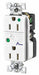 Receptacle White 15A Audible Alarm Nylon