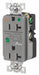 Receptacle Gray 20A 3 Wires 2 Poles