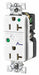 Receptacle White 20A Audible Alarm Nylon