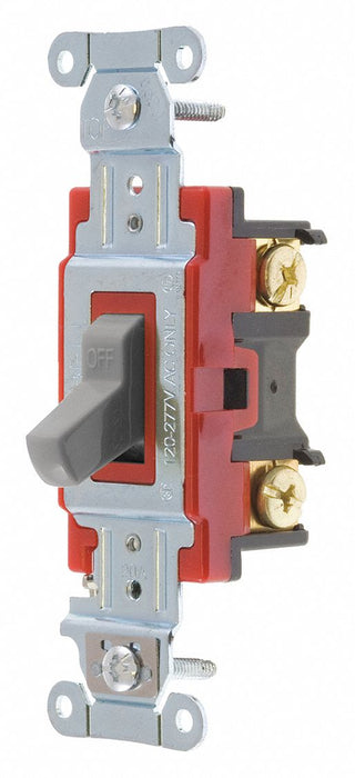 Wall Switch Gray 1-Pole Type 1 to 2 HP