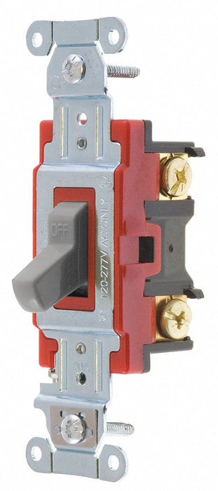 Wall Switch 20A Gray 2-Pole Type Toggle