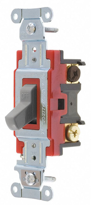 Wall Switch 20A Gray 4-Way Type Toggle
