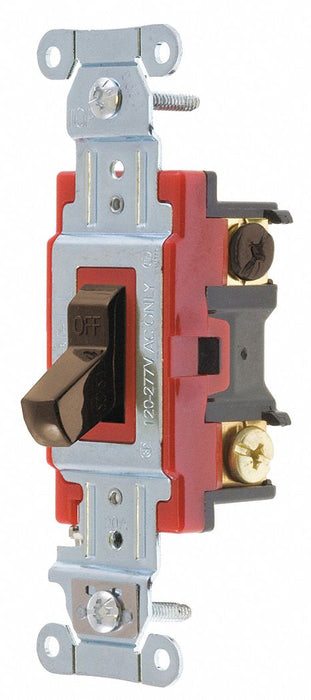 Wall Switch 20A Brown 4-Way Type Toggle