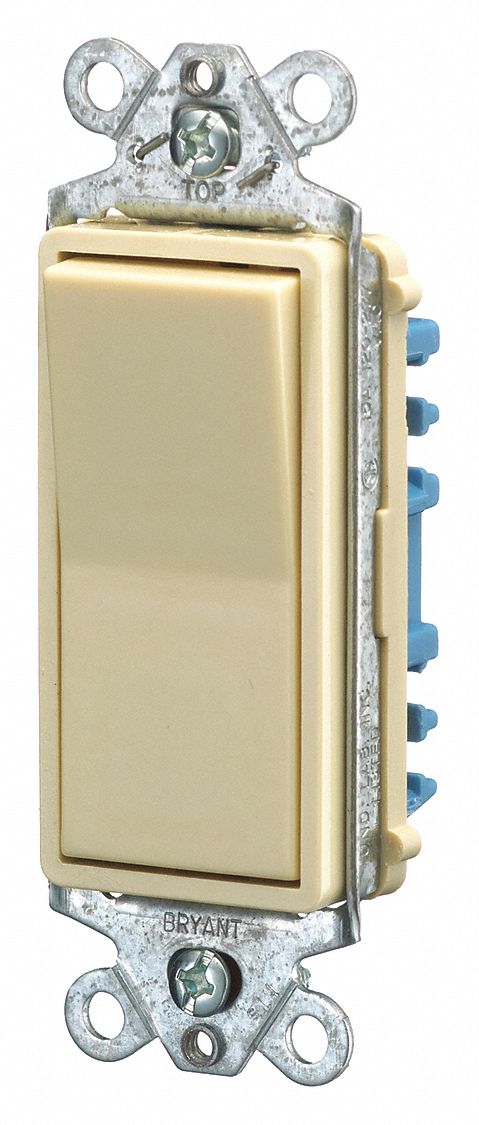 Wall Switch 15A Ivory 3-Way Type Rocker