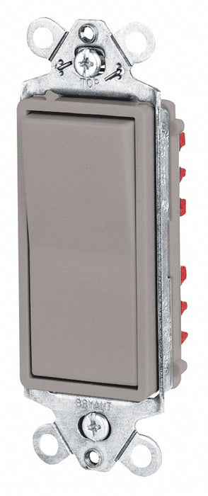 Wall Switch 20A Gray 3-Way Type Rocker