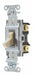 Wall Switch 15A Ivory Toggle 120/277VAC