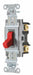 Wall Switch 20A Red Toggle 120/277VAC