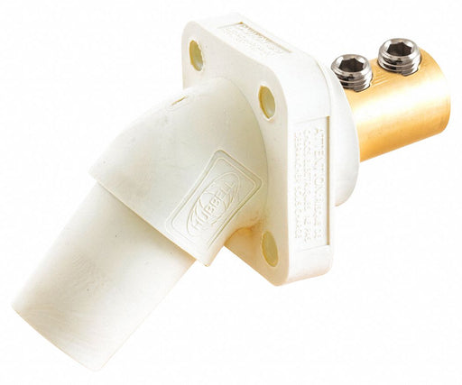 Angled Recp Wht Fml Dbl Set Screw 400 A